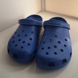 CROCS Blue Water Shoes with Perforated Design